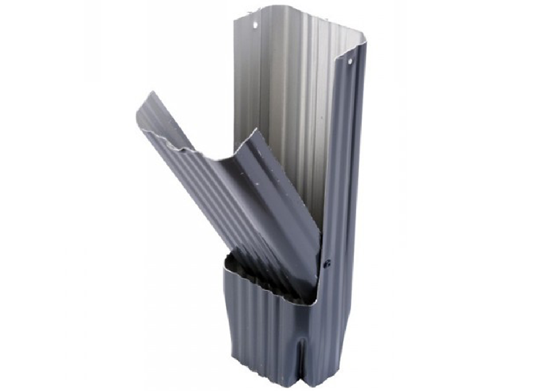 Récupérateur Eau Clapet Aluminium Gris Ardoise