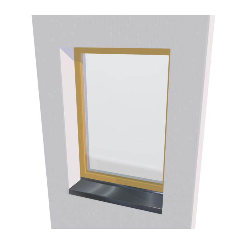 Appuis de fenêtre zinc naturel 0,65 mm - 2 mètres