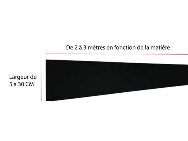 Bande Aluminium 0,7 mm sable - RAL 1015